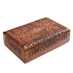 Rusticity Wood Jewelry Box | Handmade | (12x8in)