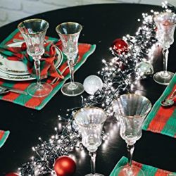 Holiday Bright Lights Christmas Twinkling Cluster Rice Light Reel