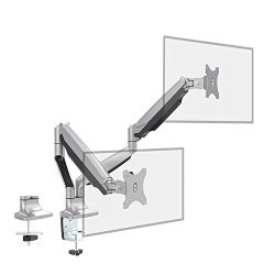 Dual Monitor Stand Mount - Fully Adjustable Aluminum