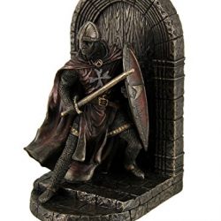Resin Decorative Bookends Maltese Crusader Statue