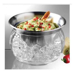 Prodyne Bowl And Dip Cup On Ice 22 Oz Stainless Steel