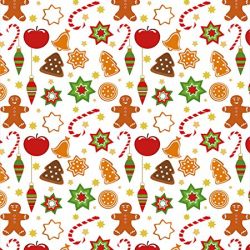 Ambesonne Gingerbread Man Duvet Cover Set Queen Size