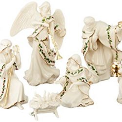 Lenox Holiday Nativity, Set of 7 (Holy Family, Three Kings, Angel)