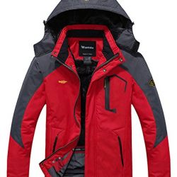 Wantdo Men's Waterproof Mountain Jacket Fleece