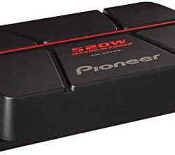 Pioneer 4-Channel Bridgeable Amplifier,Black/red