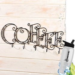 Gift Included- Kitchen Wall Mounted Coffee Mug Cup