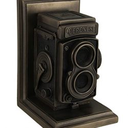 Resin Statues Vintage Tlr Camera Decorative Bronze