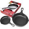 Pre-Seasoned Cast Iron Skillet 2 Piece Set