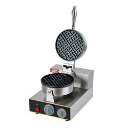 Commercial Waffle Maker, Stainless Steel, Non-stick Plate