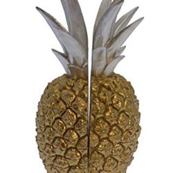 Streamline Pineapple Split - Decorative Bookend Set