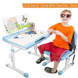 Einstein Kids Desk Set | Height Adjustable Children’s Workstation