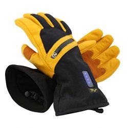 Volt Heated Work Gloves, Made of Real Leather