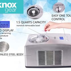 Knox 1.5 Quart Compressor Ice Cream and Gelato Maker