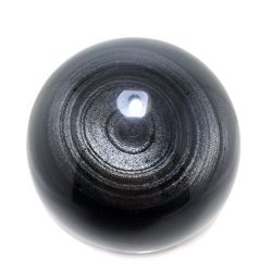 Silver Obsidian Crystal Spheres, 80mm / 3.1” Diameter