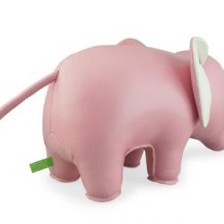 Zuny Classic Series Elephant Pink Animal Bookend