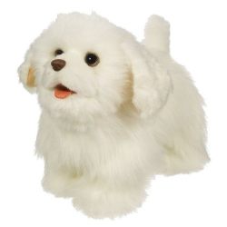 FurReal Friends Gogo's Walkin' Puppies White Spaniel Figure