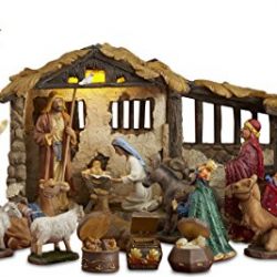 Three Kings Gifts 23 Pieces, 5-Inch The Real Life Nativity