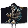 Allan J Beasle Super Soft Hooded Blanket
