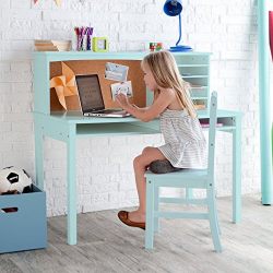 Guidecraft Media Desk & Chair Set - Teal
