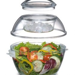 Prodyne Iced Up Salad To Go Carry & Serve Bowl