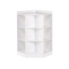 RiverRidge 6-Cubby, 3-Shelf Kids Corner Cabinet, White