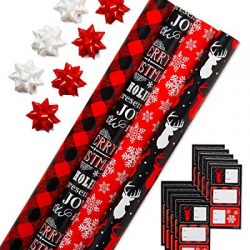 American Greetings Christmas Wrapping Paper Set