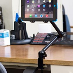 Arkon Heavy Duty Desk or Wheelchair Tablet Clamp Mount