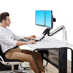 North Bayou Sit Stand Desk Converter Height Adjustable