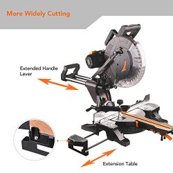 Sliding Miter Saw, Tacklife 12inch, 15Amp Double-Bevel