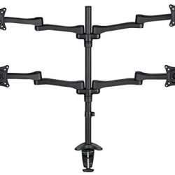 Quad Monitor Desk Mount, Multi Position