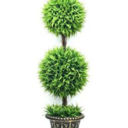 Artificial Topiary Ball Trees – 35.4 inch Double Ball