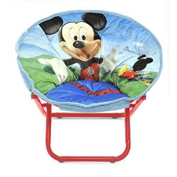Saucer Chair for Kids Anime Steel Polyester Lounge