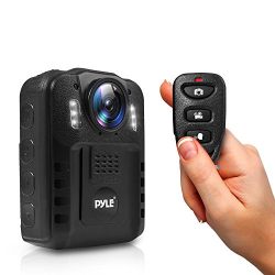 Pyle Premium Portable Body Camera - Wireless Wearable Camera