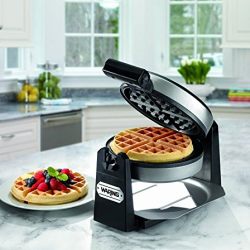 Waring Pro Belgian Waffle Maker, Stainless Steel/Black