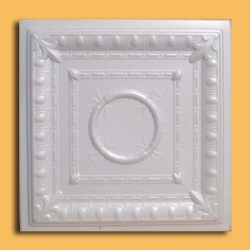 Ancona White (Foam) Ceiling Tile - 40pc Box