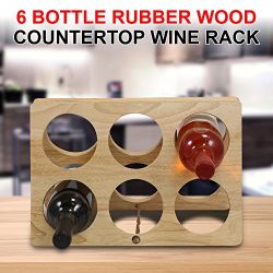 Primeware Counter-top Wine Rack - 6 Bottle Decorative