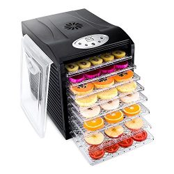 Food Dehydrator Machine by BESTEK, 9 Trays Quiet Fruit Dryer