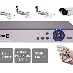8CH 1080P AHD DVR with 3PCS Infrared Camera