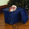 Rubbermaid Storage Tote-Pack of 6, 18 Gallon, Dark Indigo Metallic