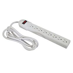 Otimo 6Ft 8-Outlet Surge Protector 15A, 90J