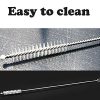 Set of 12 Stainless Steel Straws, Reusable Metal Drinking Straws