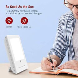 TaoTronics Light Therapy Lamp, 10000 Lux