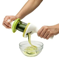 Chef'n Twist Handheld Spiralizer Vegetable Slicer, Green