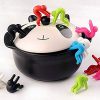 6pcs/lot Pot Lid Insert Lifters Rubber Inserts cookware