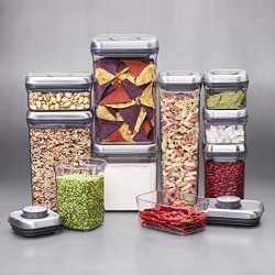 OXO SteeL 10-Piece Airtight POP Food Storage Container Set