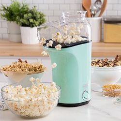 Quick and Healthy Hot Air Popcorn Machine - Aqua