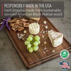 Large Walnut Wood Cutting Board by Virginia Boys Kitchens
