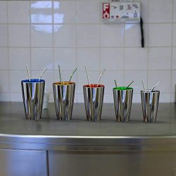 KISSWILL Stainless Steel Straws Set of 8