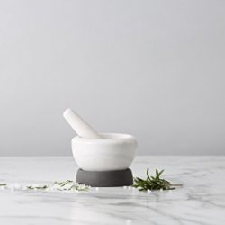 Chef'n Mortar and Pestle (Marble/Anthracite Silicone)