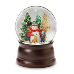 Snowman and Friends Snow Globe by The San Francisco Music Box Company